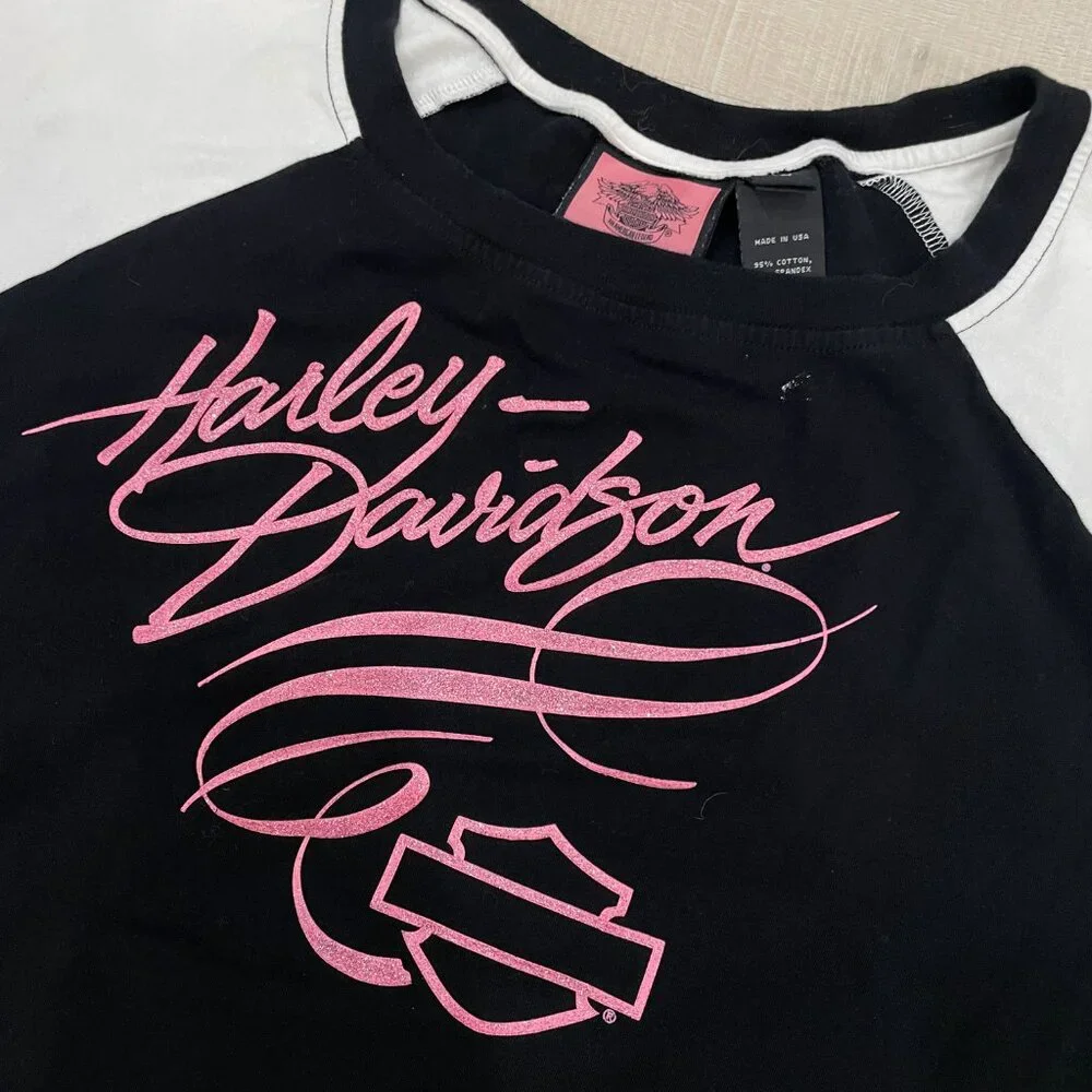 Harley Davidson Baseball Tee - Picture 2 of 8
